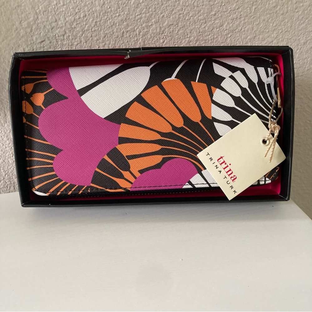 Trina Turk Multicolor Floral Wallet